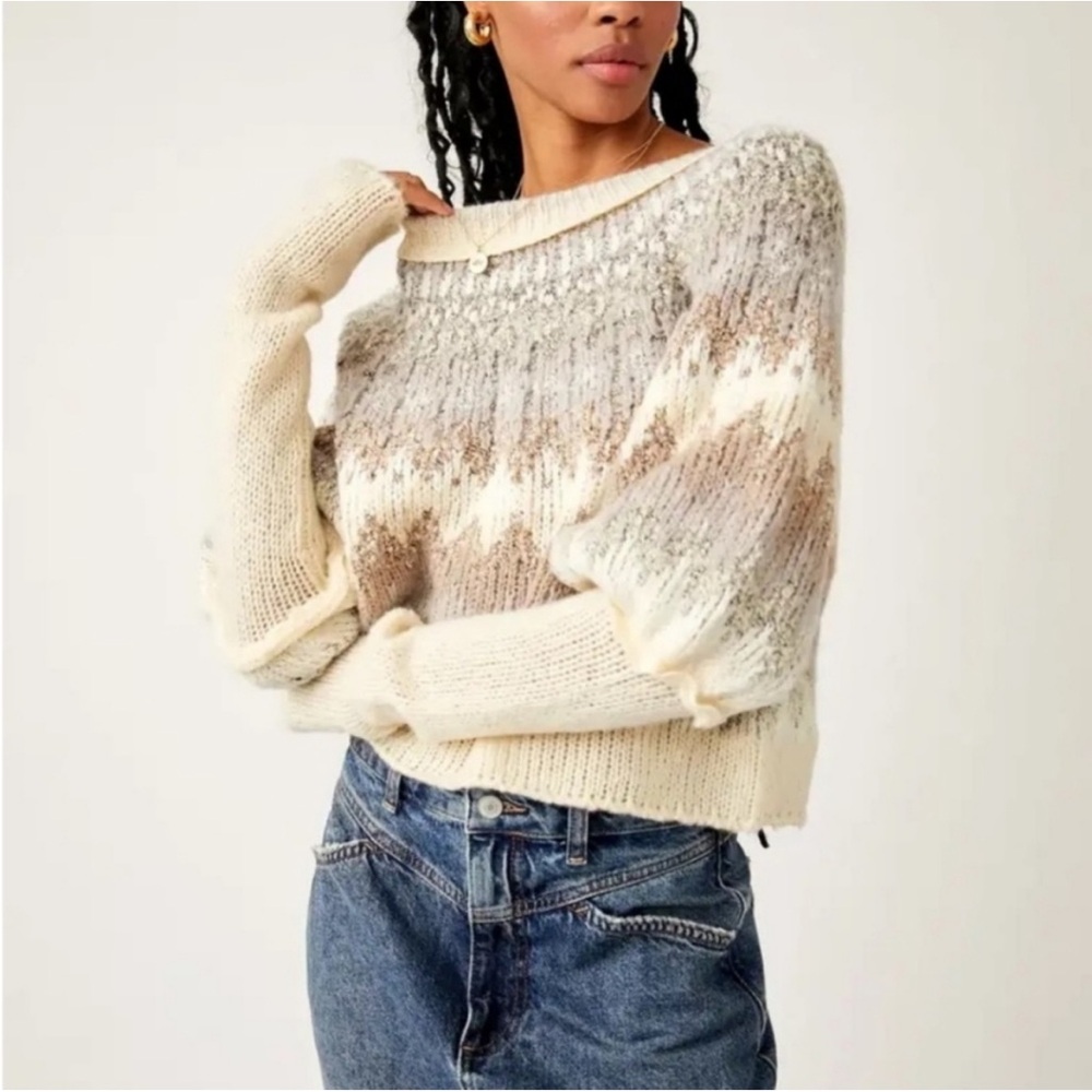 Free People Home For The Holidays Sweater